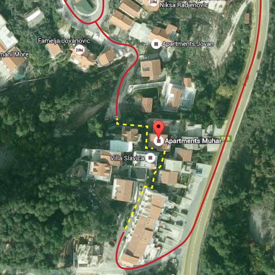 Apartments Muhar Sveti Stefan Exteriér fotografie